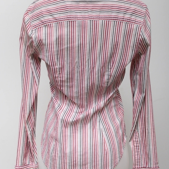 The Limited Pink and White Striped Button-Down Shirt - Picture 3 of 3